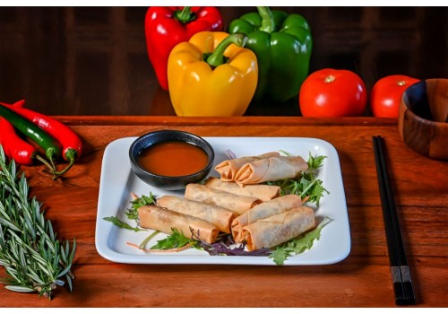 Mini Spring roll (8pcs) (Vegetarian)